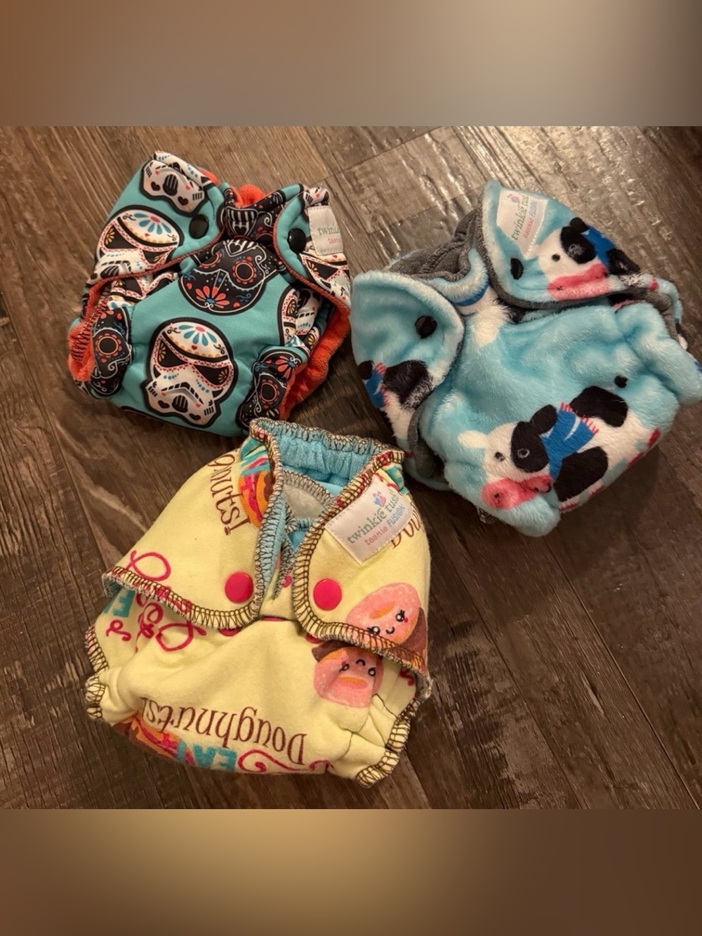 💕 Twinkie Tush Teenie Diapers Newborn ICM Star Wars Donuts Bundle